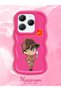 Infinix Hot 40 Pro Compatible Case Camera Protector Red Silicone Couple Phone Case Conan Pattern - 2