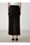 Original Beli Elasticated Patterned Women's Pleated Skirt - 4