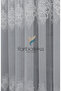 Damask Row Embroidered Intermediate Patterned Embroidery Pattern Design Living Room 1E3 Layer Pleated Tulle Curtain - 3