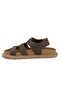 Velcro Nubuck Women's Sandals 215554 Brown - 5