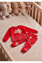 Red Teddy Bear Printed 100% Cotton 2-Piece Baby & Kids Pajama Set - 5
