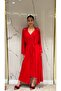 6 Piece Cotton Combed Cotton Dowry Women's Pajama Nightgown Dressing Gown Set |   Back V-Cut Dowry Set Cotton - 3