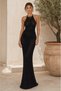 Halter Neck Mesh Beach Dress - 5