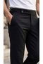 Men's Oldmoney Fabric Trousers with Buckle Detail - 3