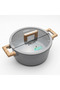 Cast Aluminium Casserole 24 CM Granite Coating - 2