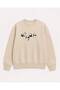 Baby Pandas Printed 2 Thread Threaded Crew Neck Sweatshirt