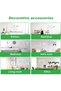 3D Fish Mirror Wall Stickers, Acrylic Waterproof Self-Adhesive Bathroom Decor, Removable Reflective Wall Art for Bedroom, Nursery, Living Room DIY Mural, Kids Room Accessories, Silver - 4