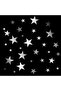 32 Pcs Star Mirror Wall Stickers 3D Acrylic Star Mirror Wall Decal Removable Stars Sticker for DIY Home Living Room Bedroom Wall Decor (Silver) - 2