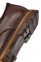 Men's Brown Lace-Up Leather Casual Shoes Wm720005Dv - 8