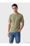 Vizyon New Season Green Regular Fit Thin Fabric T-Shirt /03