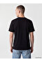 Vizyon New Season Black Crew Neck Printed Men's T-Shirt - 4