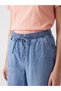 Vizyon New Season Indigo Elastic Waist Straight Fit Women's Jean Trousers - 4