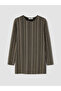 Crew Neck Patterned Women's Tunic - 5