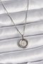 316L Steel Silver Color Chain Silver Color Gold Model Women's Necklace