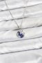 316L Steel Chain Silver Color Night Model Zircon Stone Women's Necklace