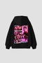 Fight Club Printed Oversize Unisex Black Hoodie