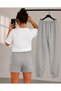 T-Shirt, Sweatpants, Shorts 3-Piece Combination, Thin Summerwear, Sweat-Absorbing, Zar Printed, Women'S/Men's Unisex Model - 2