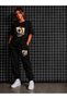 T-Shirt Tracksuit 2-Piece Combination Thin Summer Sweat-Absorbing Zar Printed Women's / Men's Unisex Model