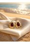 Gold Drop Shape Appearance Modern Earrings Elegant and Stylish Women's Earrings