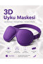 3D Sleep Mask Light-Proof Soft Sleep Eye Patch That Reduces Pressure on the Eyes
