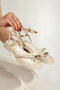 Y02 Gold Buckle Detailed Flip-Flop Sandals - 5