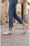 Women's Beige Orthopedic Walking Shoes Soft Transparent Sole Casual Sneaker - 6