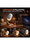 Galaxy Star Projector – USB Night Light with 6 Sliding Films, Adjustable Focus, for Car & Bedroom Ceiling Decor - 6