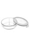 3-Compartment Leak-Proof Gasket Sealed Locking Lid 1.35 Liter Round Food Storage Container Lc-500 - 5