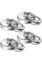 Magnetic hooks, 4-pack, 360° rotating magnetic hooks, suitable for baseboard hooks in refrigerators, kitchens, garages, camping, and other places.