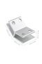135° Adj, glass clamp w/anti-slip rubber head, For 10-12mm thick glass panels, For swimming pools & DIY applications - 2