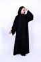 Elegant Embroidered Black Abaya