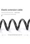 (2) Spring combination lock, portable anti-theft bicycle lock, high-elasticity helmet combination lock - 4