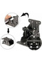 Self-Locking Folding Hinge, Four-Section Folding Hinge for Kitchen Cabinets, 90-Degree with Steel Base, Lockable Extendable Table Bracket - 4