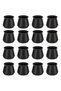 Chair leg protectors, 16 silicone chair leg covers, leg caps, office chair leg protectors and stoppers, suitable for 25-30mm chair legs.