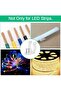 150 LED strip mounting clips, LED strip installation clips, transparent LED strip mounting clips - 4