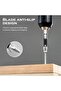 18-piece magnetic drill bit set for screwdrivers, steel non-slip Phillips head drill bits, and electric drills (25/50/65/70/75/90/100/120/150 mm). - 3