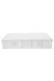 Transparent plastic storage box with adjustable dividers - 3