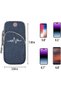 Phone armband, sweatproof, sports phone armband, running armband with adjustable strap for fitness and running (blue) - 4