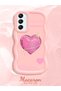 Samsung Galaxy A24 Compatible Case with Sweet Pink Heart Motifs in Three Color Options