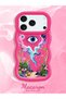 iPhone 17 Pro Max Compatible Colorful Psychedelic Eye Mushroom Illustration Flat Print Case