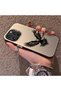 iPhone 16 Pro Compatible Hard Acrylic Back Silicone Edge Lens Protection Case - 3