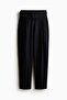 Foldover-waist linen-blend trousers - 3