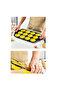 Silicone muffin pan with metal frame, can also be used as a pancake mold, 12 regular-sized yellow cupcake molds - 4