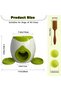 Dog Puzzle Toy, 2-in-1 therapy dispenser toy and slow feeder for healthy eating, Fun, durable, and For all breeds (green) - 4