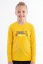 Girl's Round Neck Sweatshirt with Print Detail - 4