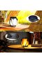 Halloween Decorative Lantern Set 2 Solar Flame Effect Waterproof Purple Dual Modes - 5