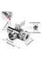 Three-way Kitchen sink faucet diverter - zinc alloy diverter valve Conn - faucet adapter (zinc alloy version) for toilets - 4