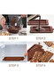 Silicone Chocolate Molds Assorted Shapes Casting Molds Set - 5