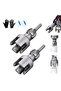 Dual-Function Pipe Threading Tool-Internal & External PVC Threader Drill-Compatible-1/2 & 3/4