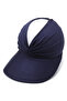Women's wide-brimmed sun hat, UV-protective summer beach hat, foldable golf hat. - 2